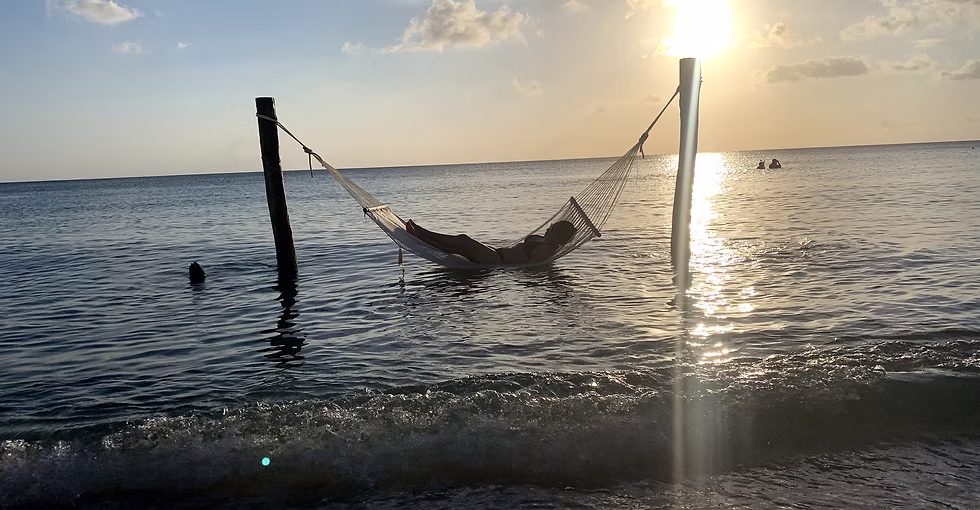 Hamaca en el mar